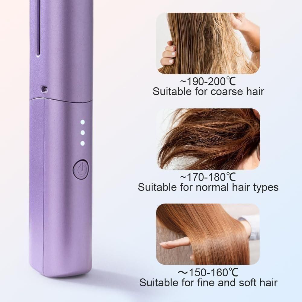 VITALONIX Portable Mini Hair Straightener Comb