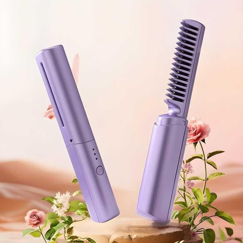 VITALONIX Portable Mini Hair Straightener Comb